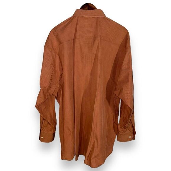 Gitman Brothers Orange Made in USA Button Down Shirt XXL - Picture 9 of 9